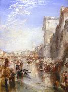 Joseph Mallord William Turner The Grand Canal - Scene - A Street In Venice china oil painting artist